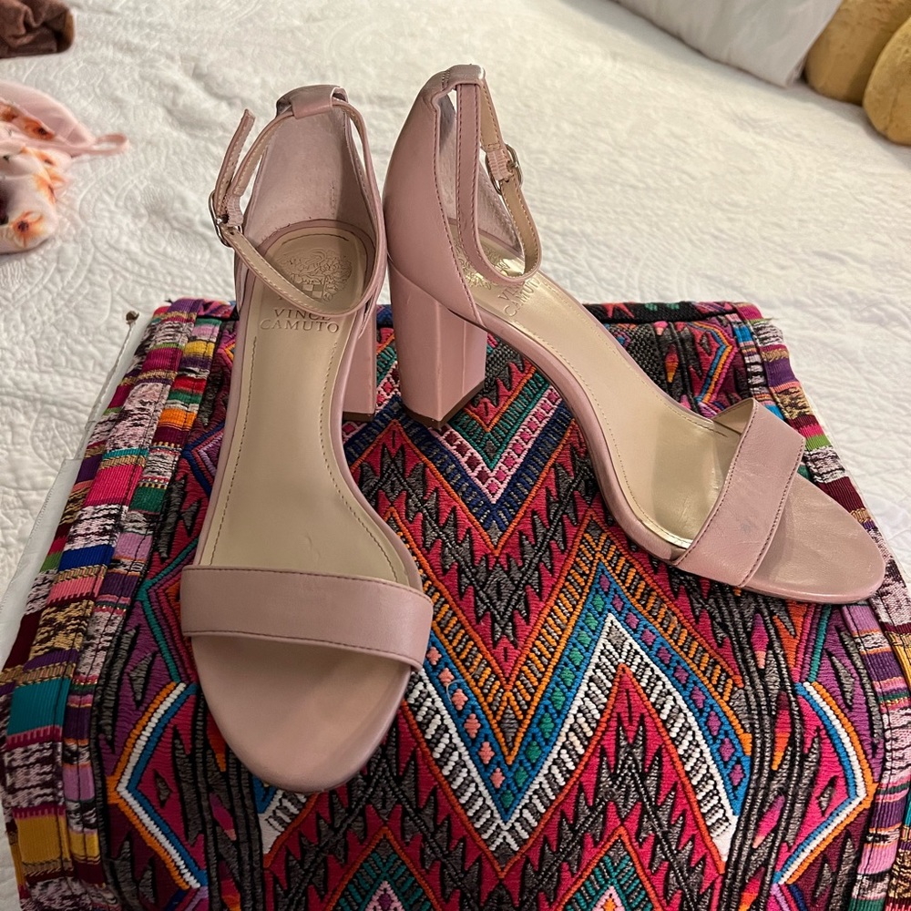Pink Strappy Heels 👠